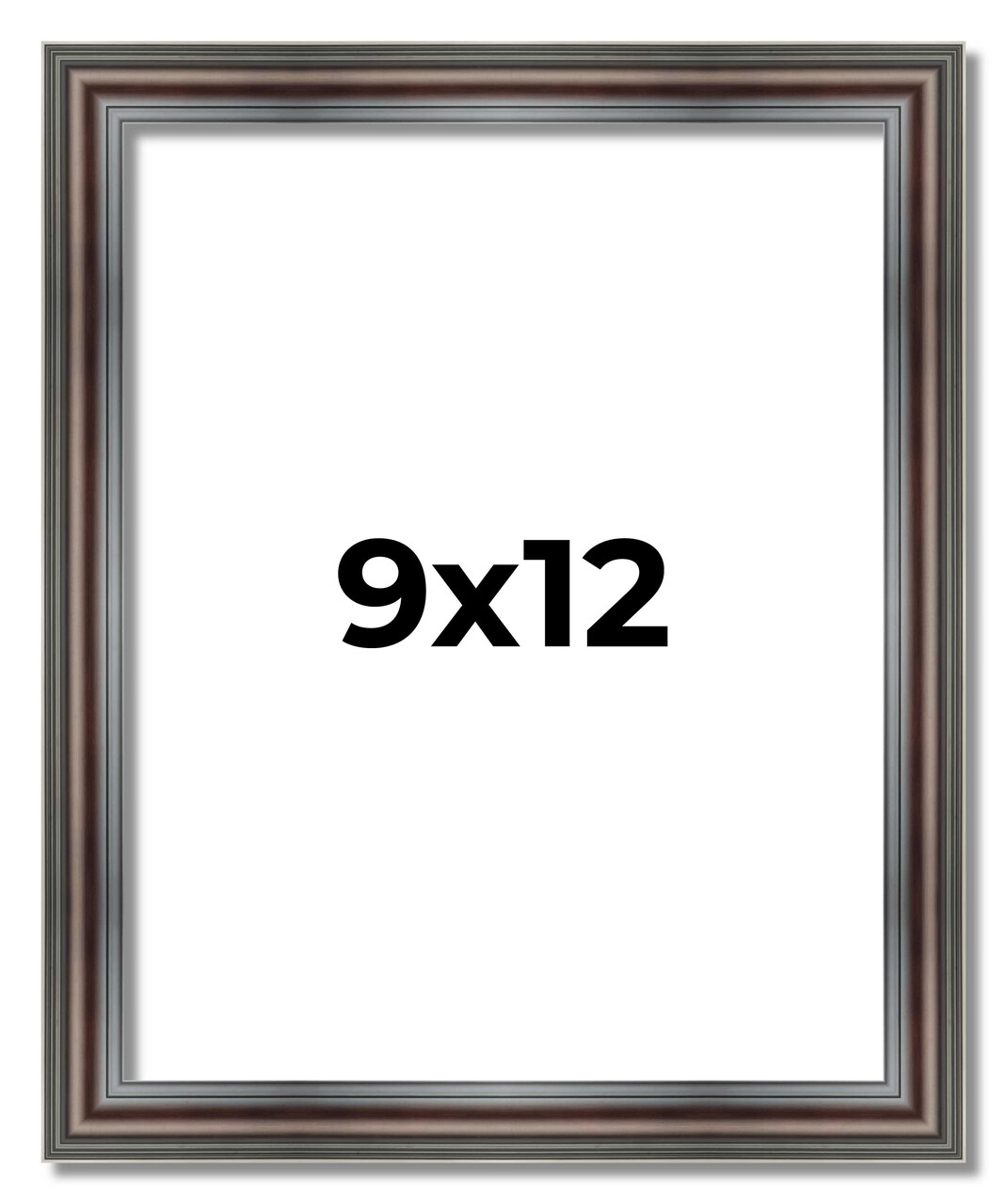 Photo Size Shadow Box 1.75" Deep Brown Frame - UV Acrylic, Backing, Hanging Hardware